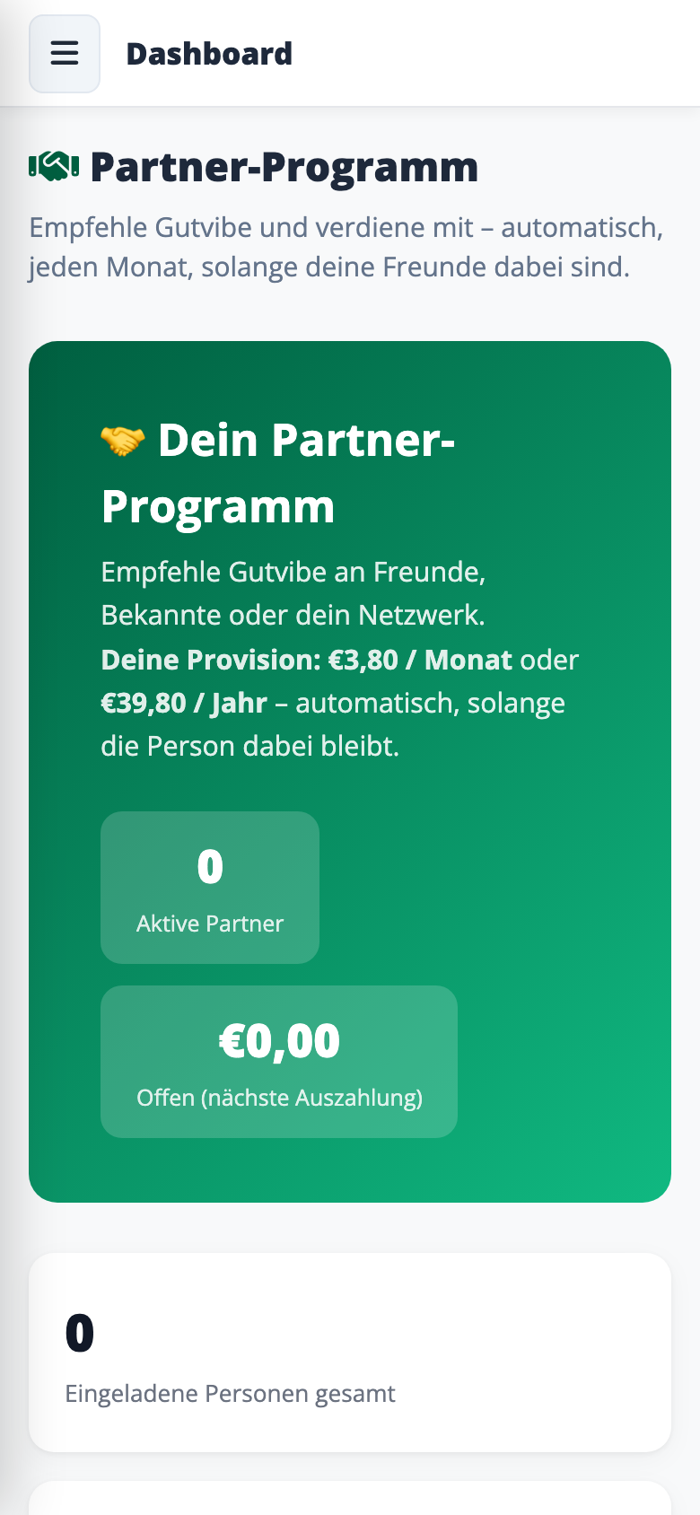 Partner-Programm Mobile