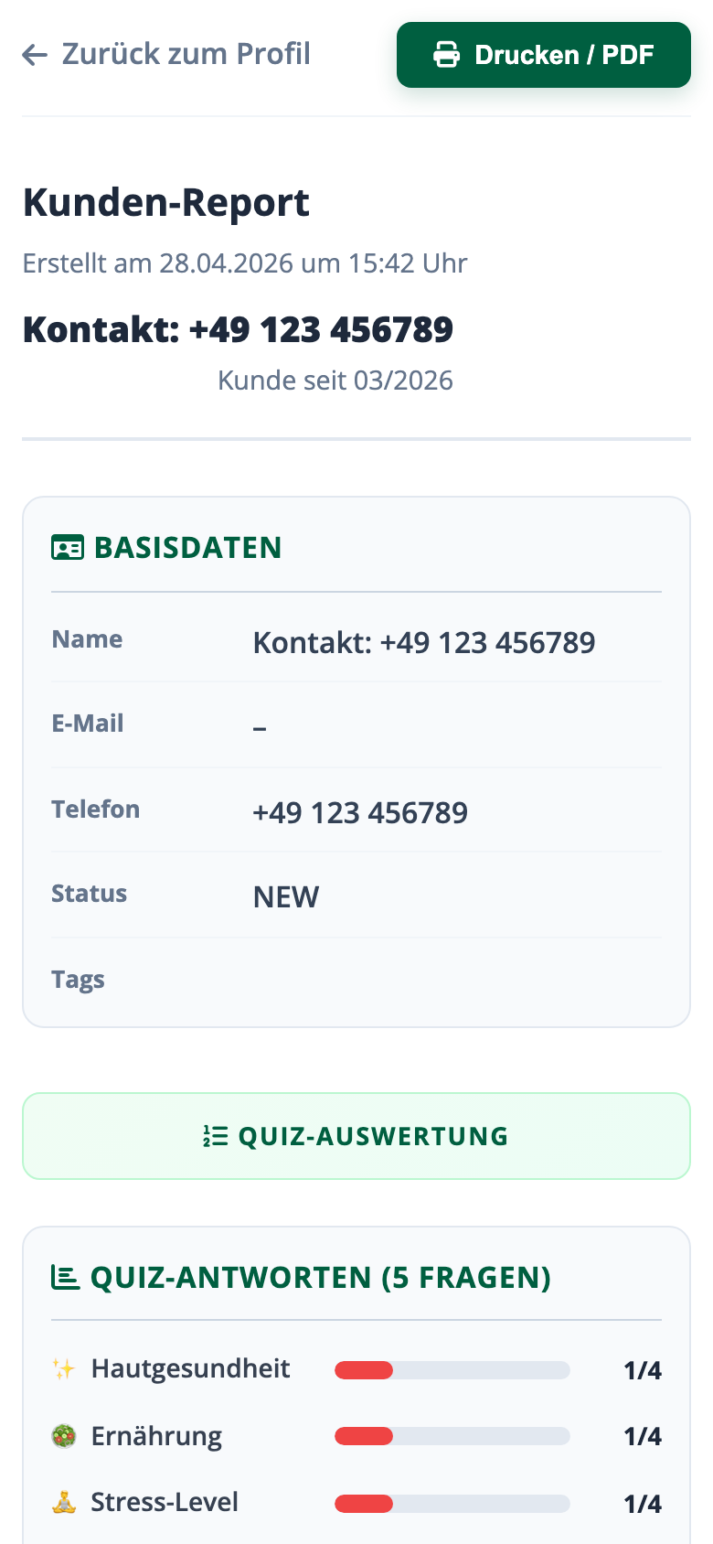 Analytics & Reports Mobile